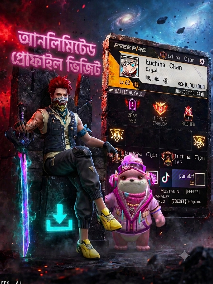 FREE FIRE ID Unlimited Profile Visits
